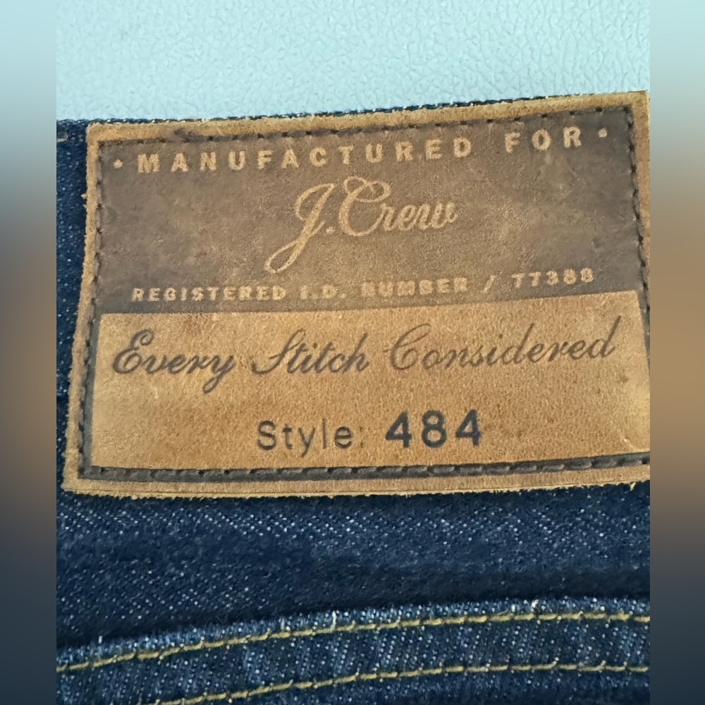 J Crew Every Stitch Considered Style 484 Men’s Jeans Medium Wash Slim 29 x 32 L - Picture 4 of 6